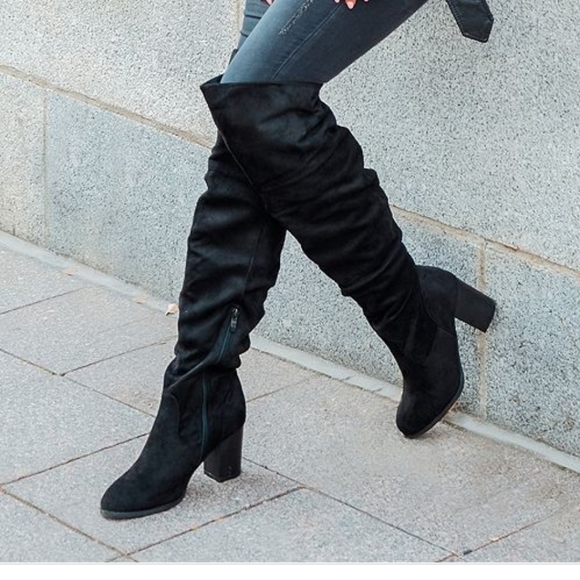 journee thigh high boots